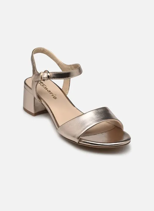 Sandalen 28249-42 dames goud en brons