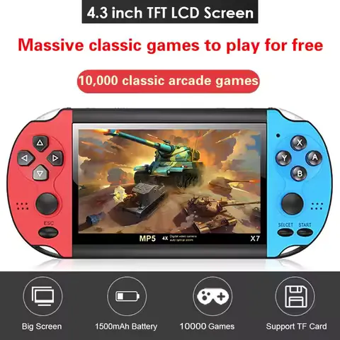 Gaming Portable Handheld Retro Video Game Console Player Portatil Mini Arcade Videogames for Hand Held Family Pocket Retrogaming