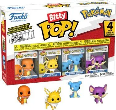 BITTY POP POKEMON - SALAMECHE 4PIECES