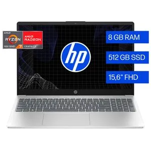 Notebook HP 15,6" AMD Ryzen 7 8GB 512GB 15-FC0287LA