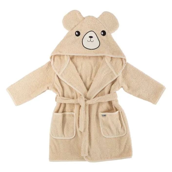 BUBABA BY FREEON ogrtač za kupanje beige sa štikom medo, 86/92/98 84362