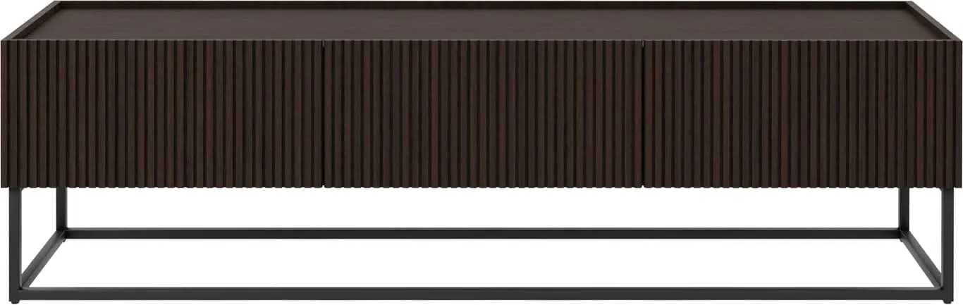 Linea TV-benk 180 x 42, H 52 cm, mocca oljet