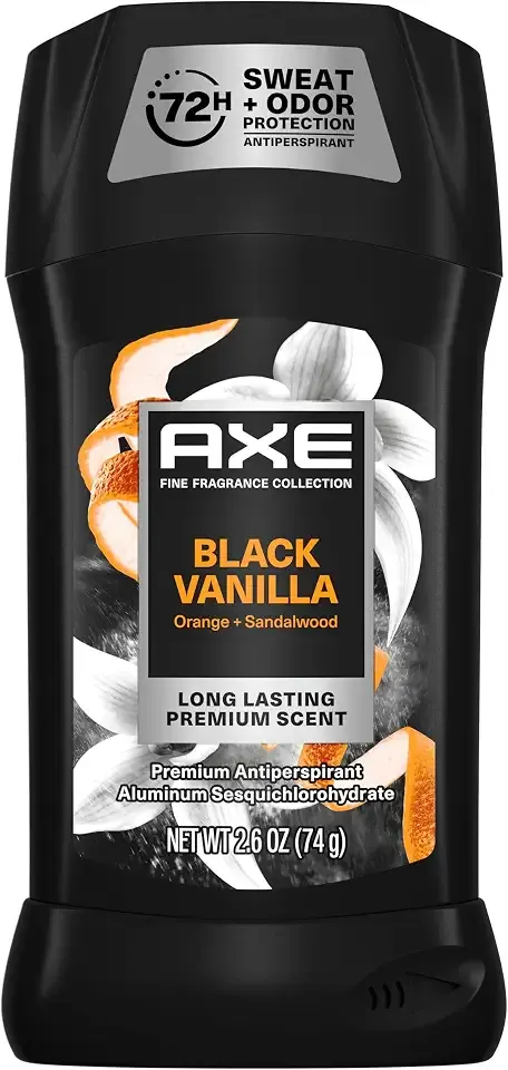 AXE Fine Fragrance Collection Antiperspirant Black Vanilla Sweat & 2.6 oz