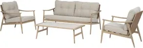 Intratuin 4-zits loungeset Tara naturel