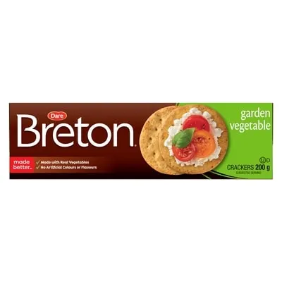 Breton Garden Vegetable Crackers