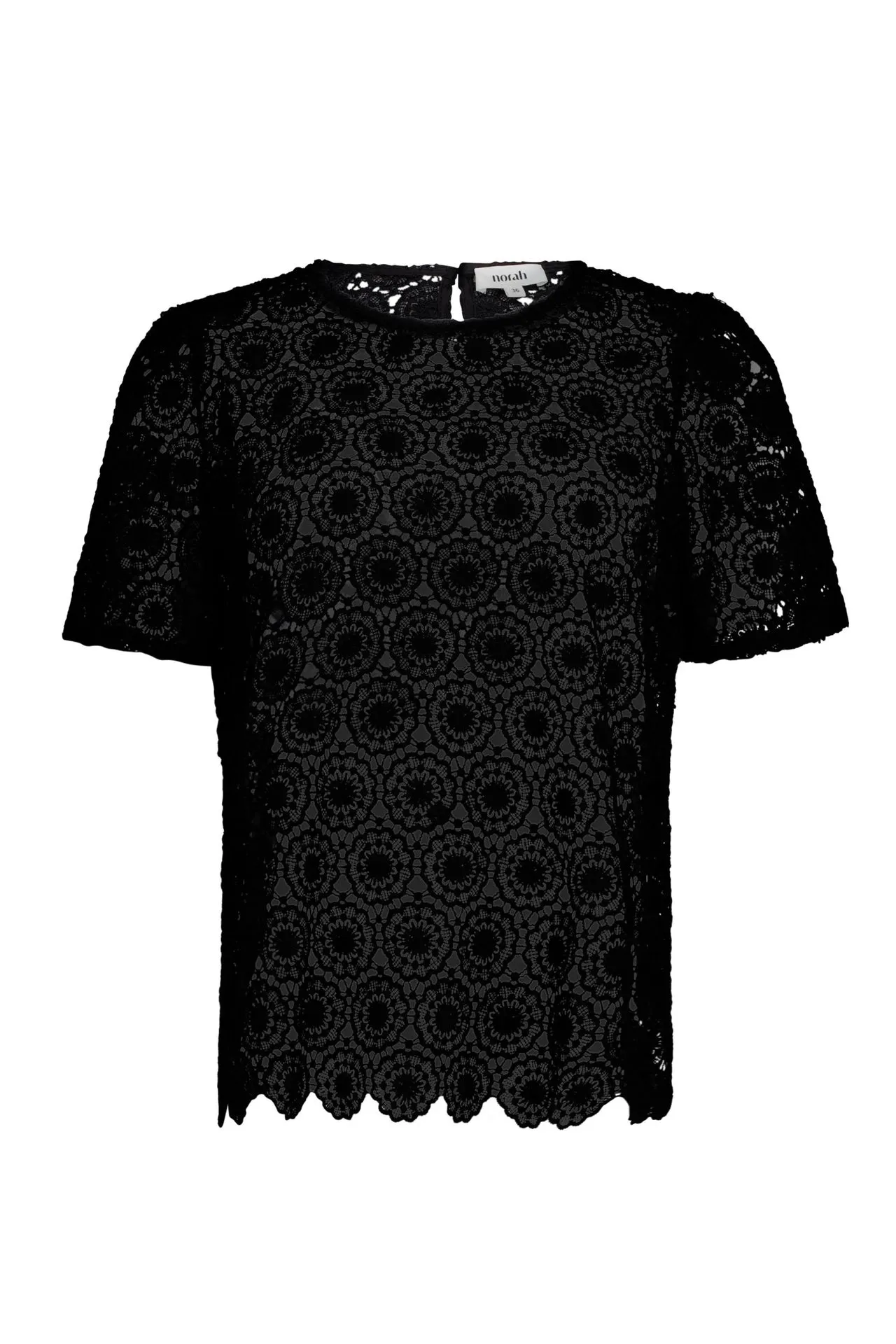 Zwart kanten shirt