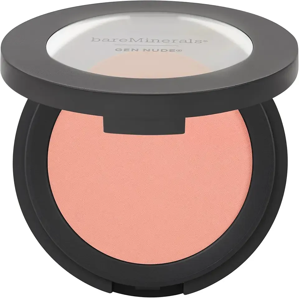 bareMinerals Gen Nude Powder Blush, Mineral-Based Pressed Blush Powder, All Day Wear, Buildable Coverage, Matte Soft Focus Finish, Talc-Free, Vegan