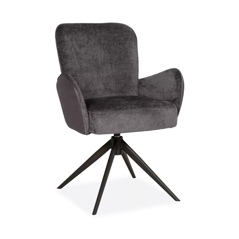 Armstoel (draaibaar) Isola - Oxx Antraciet / Perfect Harmony Antraciet