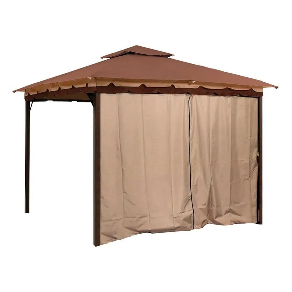 Gazebo Privacy Single Panel with Center Zipper, 12'