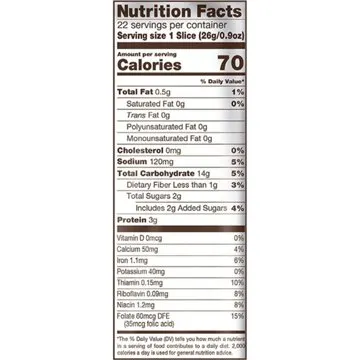 Nature's Own Honey Wheat Enriched Sliced Bread, 20 oz