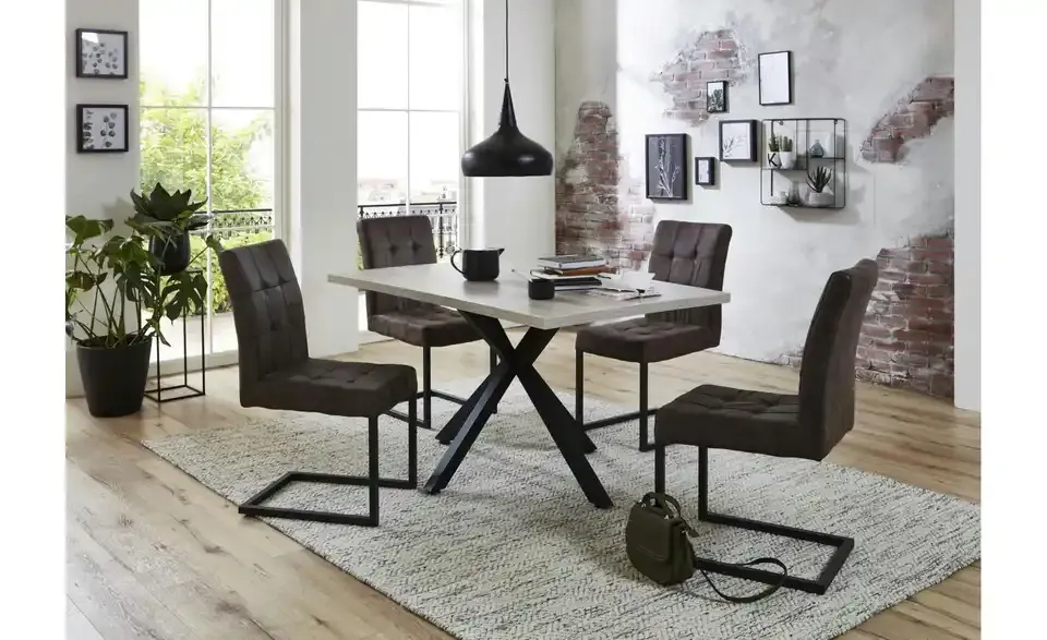 Polsterschwingstuhl 2er-Set Samuel