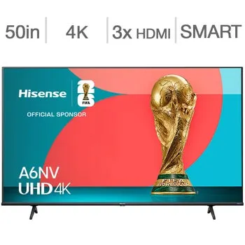 Hisense 50" Class - A6NV Series - 4K UHD LED TV
