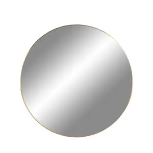 Jersey - Miroir rond en métal ø60cm - Laiton