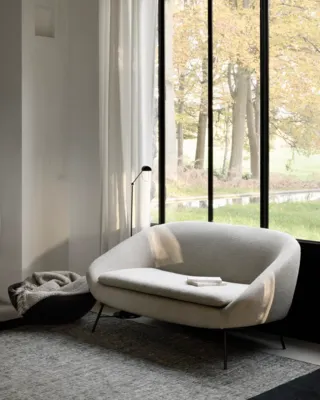 Barrow sofa - 2 seat - off white