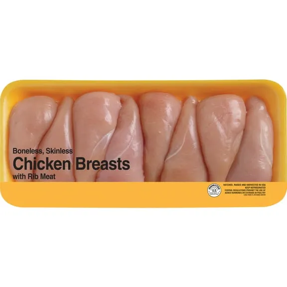 Best seller Freshness Guaranteed Boneless, Skinless Chicken Breasts, 2.75 - 7.0 lb Tray $11.92 $2.57/lb