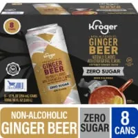 Kroger® Zero Sugar Non Alcoholic Ginger Beer Cans