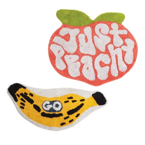 Assorted Banana/Peach Accent Rug - 1 Count