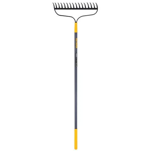 True Temper 57" Fiberglass Handle Bow Rake
