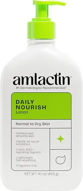 Amlactin Daily Nourish Body Lotion, 12% Lactic Acid, 14.1 oz