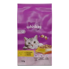Whiskas 1+ s piletinom, 1,4 kg