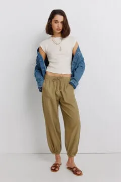 Camiseta manga corta estructura