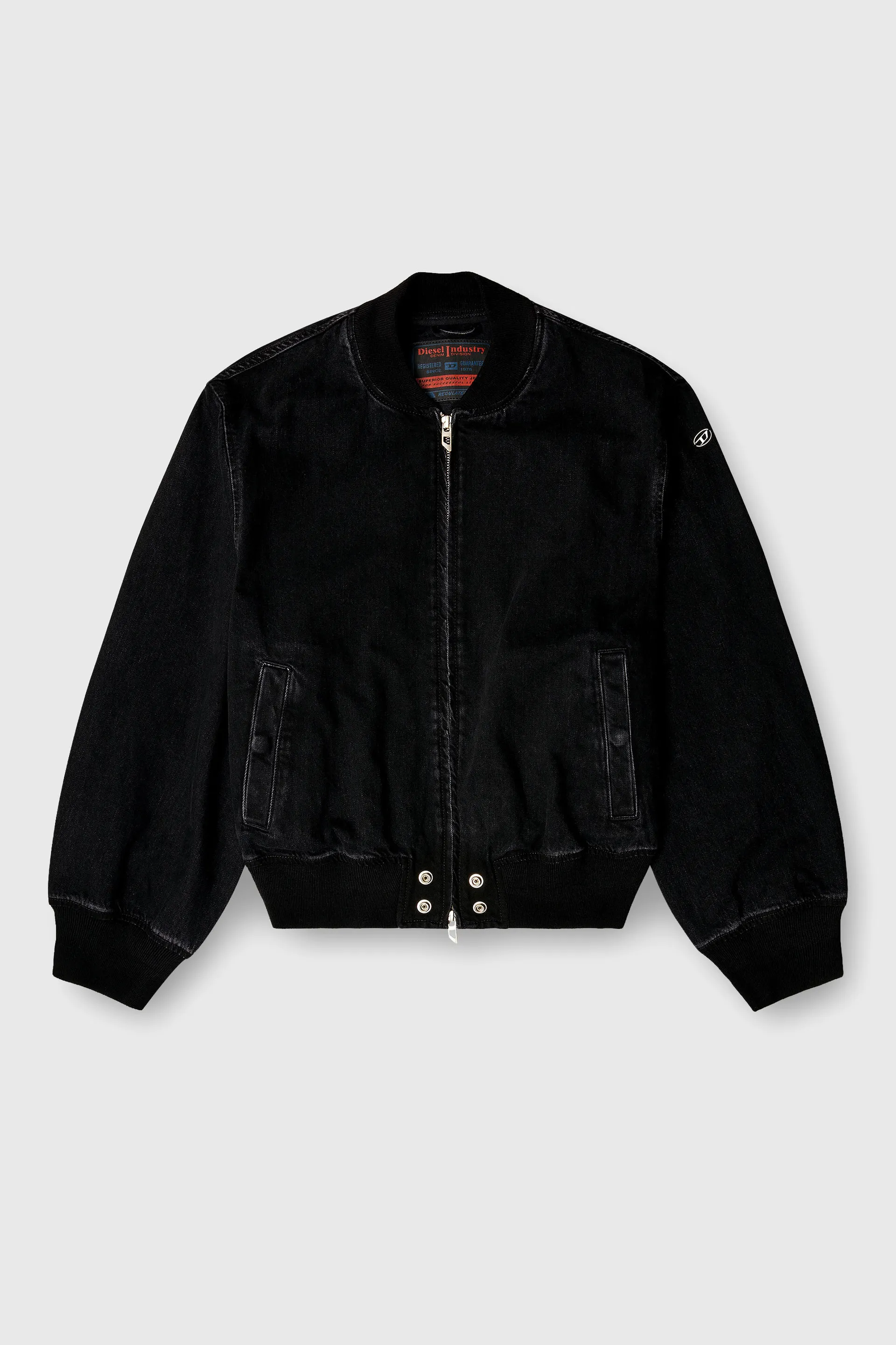 Bomber jacket in denim