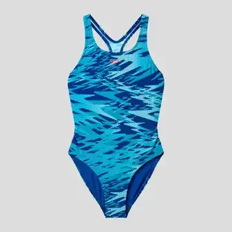 Speedo Girls Hyperboom All Over Medalist Swimsuit