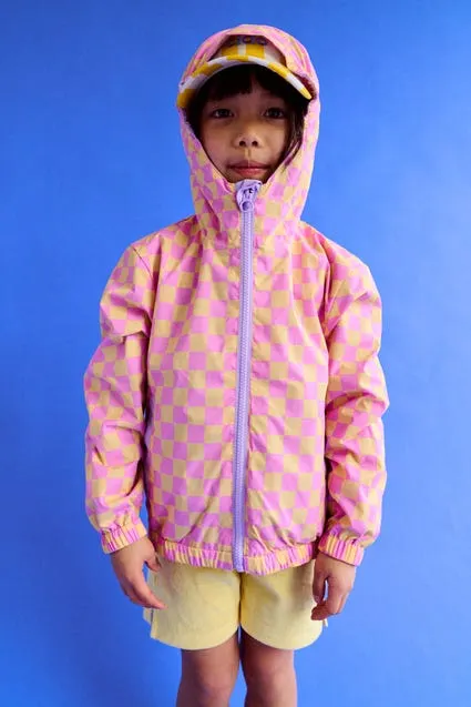 Kids omkeerbare regenjas - opvouwbaar in eigen zak