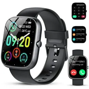 Best seller Smart Watch Fits for Android and iPhone, IP68 Waterproof Smartwatch for Women Men 100+ Sports Modes 1.91-inch Fitness Tracker, Smart Watch with Bluetooth Call(Answer/Make Calls), for Gift Black $22.49 Was $189.99