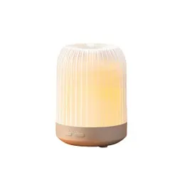 Air Diffuser Aroma Oil Ultrasonic Air Humidifier Mist with Led Night Light-Warm Light