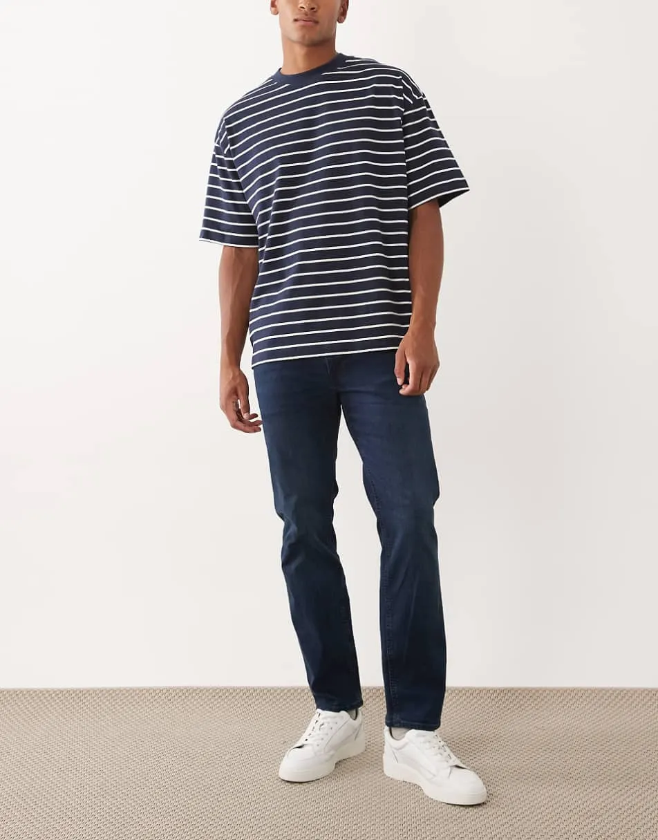Jack & Jones Clark regular fit jeans in dark blue