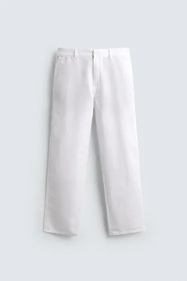 FLOWING STRAIGHT-LEG TROUSERS