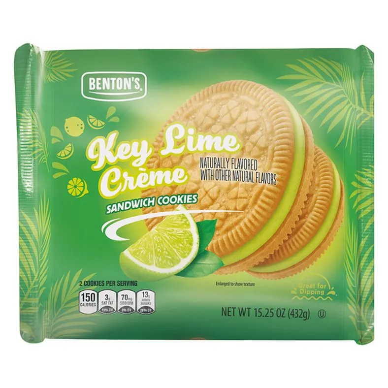 Benton's Key Lime Crème Sandwich Cookies