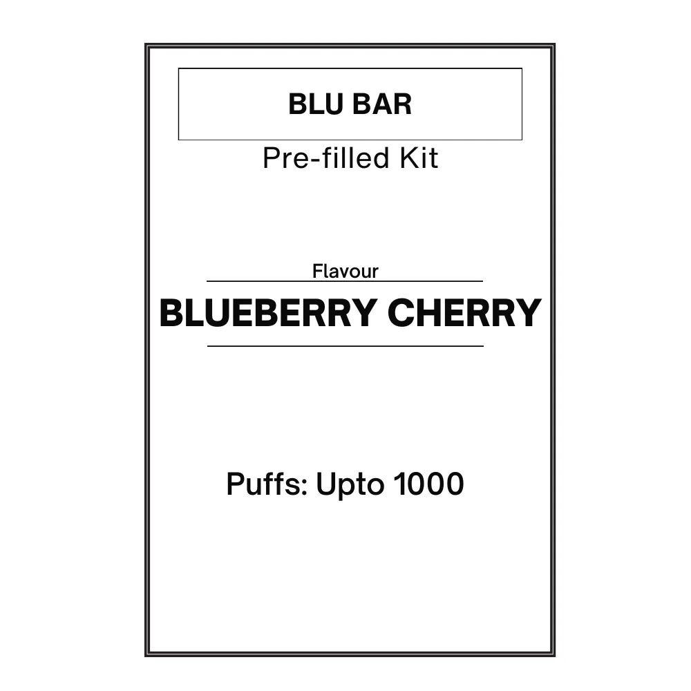 Blueberry Cherry - Blu Bar Pre-filled Kit 20mg/ml