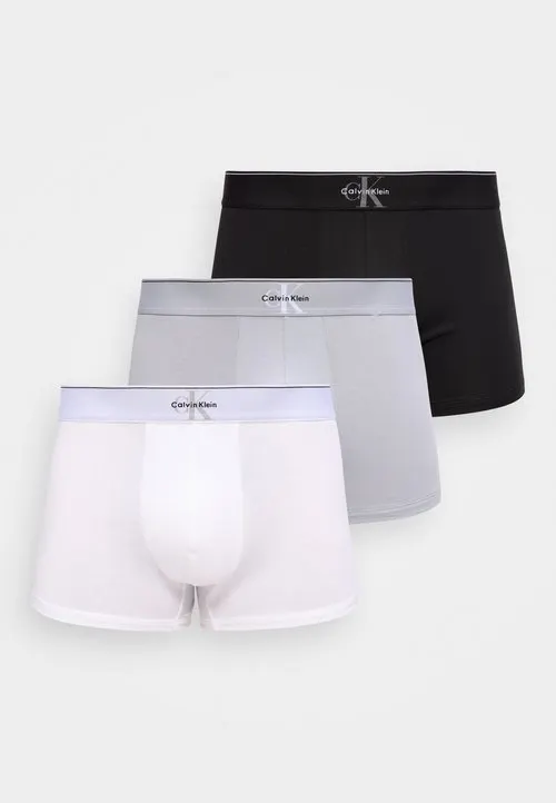 TRUNK CK X COTTON 3 PACK - Boksershorts - black/misty grey/white