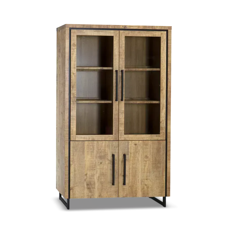 Vitrinekast (2 deuren) Sheridan - Mango