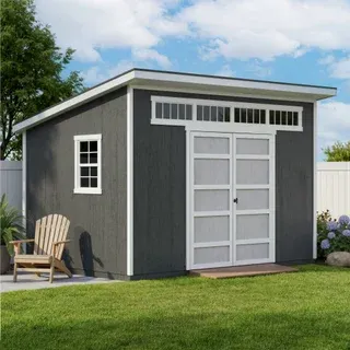 Yardline Montague 12' x 7.5' Wood Storage Shed - Do It Yourself Assembly