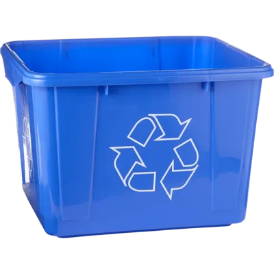 Blue Recycle Bin 42L