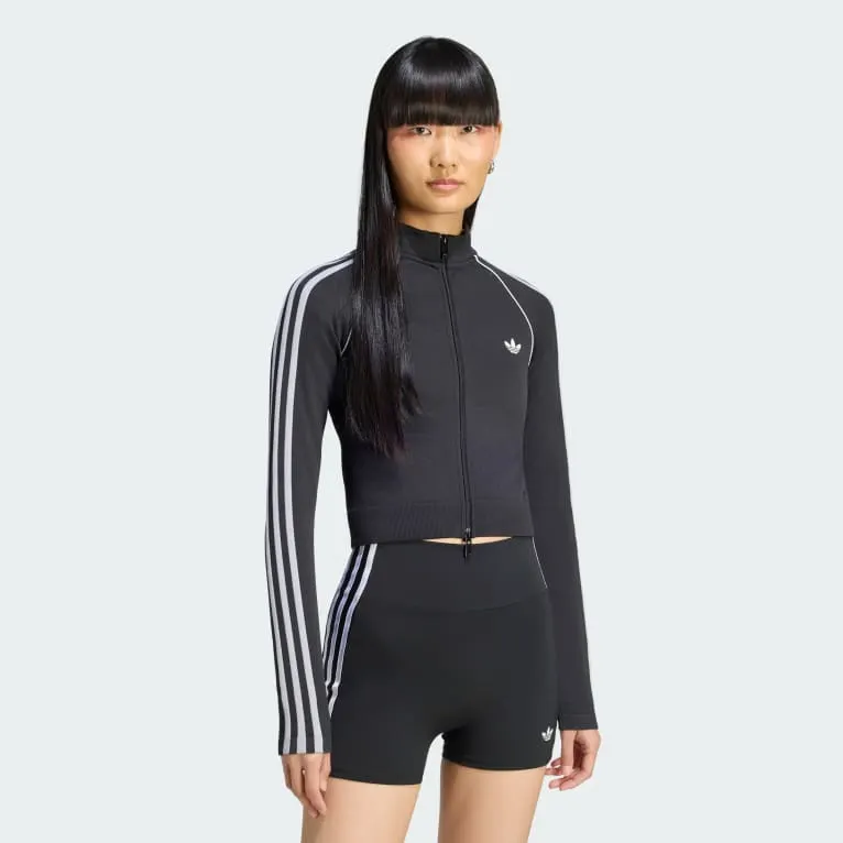 ESSENTIALS 3 STRIPES SEAMLESS TRACKTOP