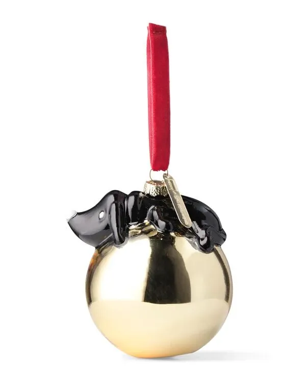 Takkie kersthanger 8.3x8.3x10.5cm glas bal