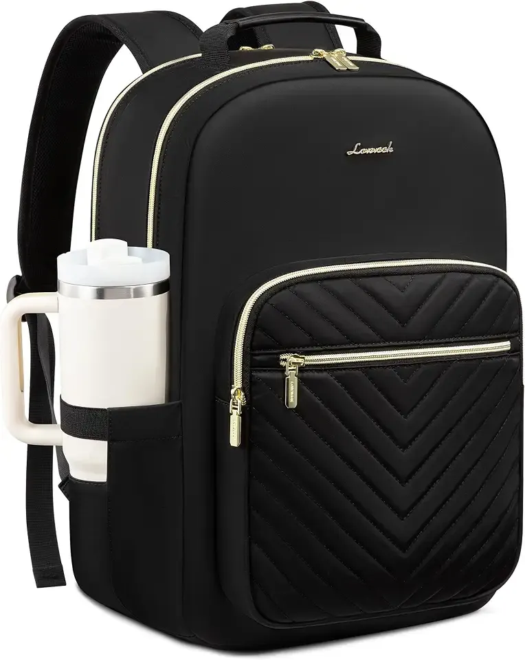 Laptop Backpack for Women,Quilted Work Travel College Laptop Bag