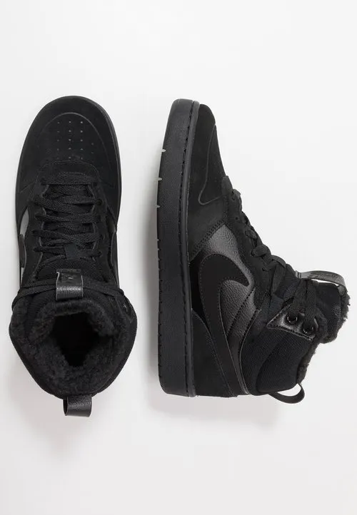 COURT BOROUGH MID 2 BOOT WINTERIZED - Høye joggesko - black/white