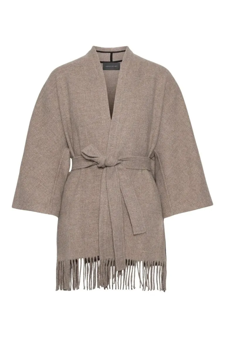 Akila Lambswool Jacket - Beige