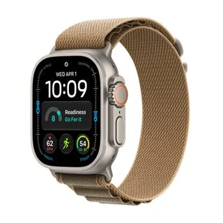 Apple Watch Ultra 4 (GPS + Cellular) 49mm Natural Titanium Case with 5G and Satellite Communications (Size M/L)