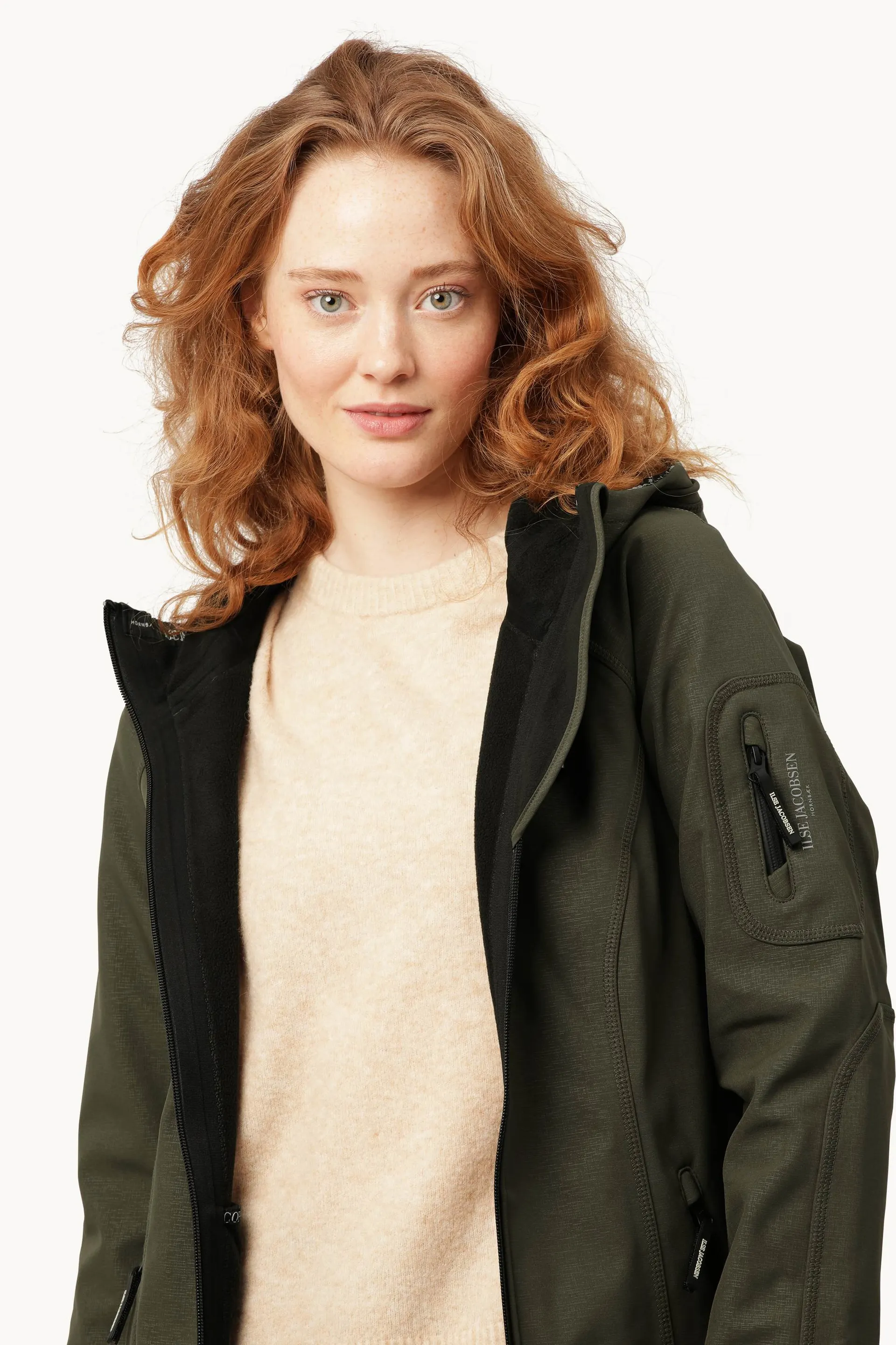 Long Softshell Raincoat