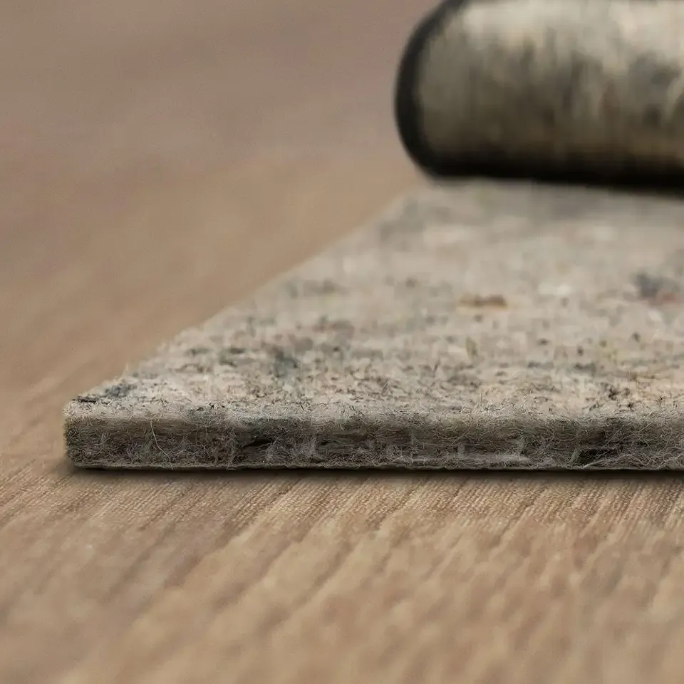 Mohawk Home 10' x 14' Non Slip Grip Rug Pad 1/4 Thick Felt + Rubber Backing - Dual Surface Safe for All Floors