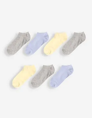 Calze sneakers - Confezione da 7 pezzi