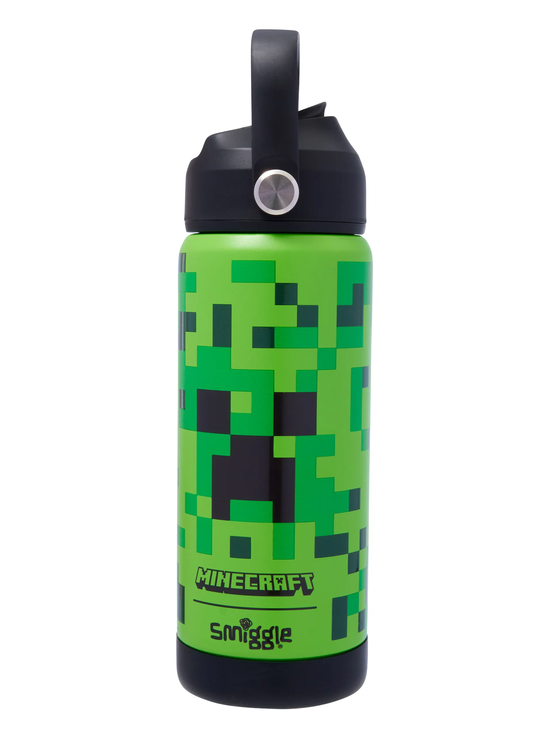 Minecraft Squiggle Insulated Stainless Steel Drink Bottle 550Ml
