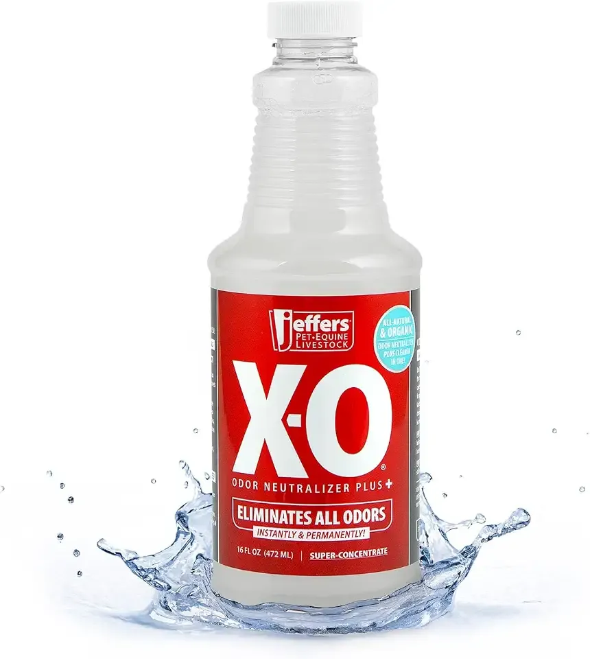 Jeffers X-O Pet Odor Neutralizer Plus & Cleaner Concentrate, 16 Ounce