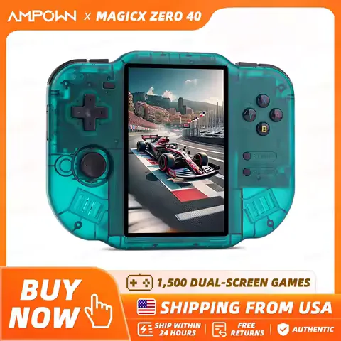 AMPOWN ZERO 40 Video Game Console 4'' IPS Multi-touch Screen Android A133P Support Wifi Bluetooth Vibration Motor Magicx Zero40